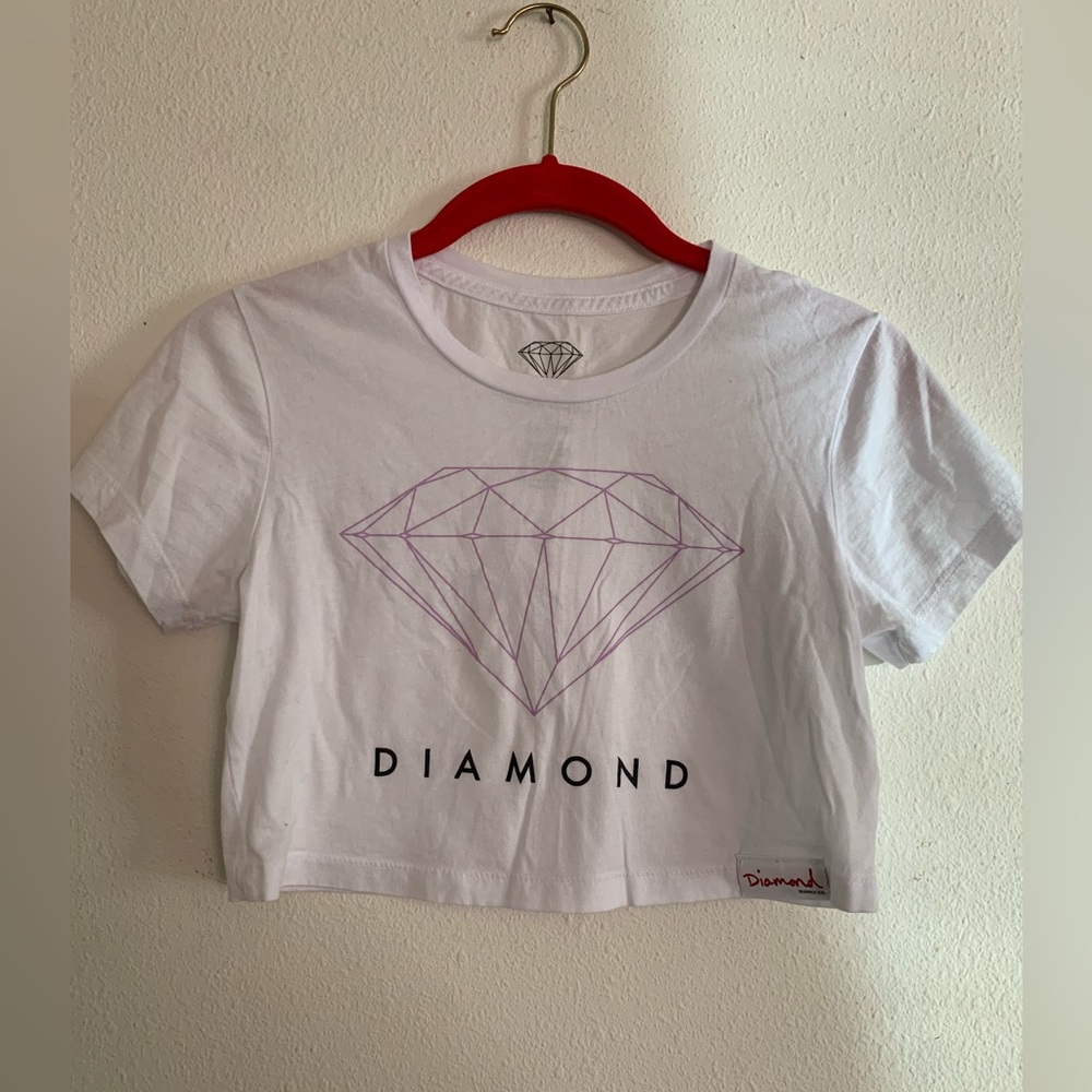Diamond Supply Company cropped tshirt